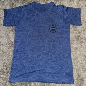 Patagonia Blue Short Sleeve Tee